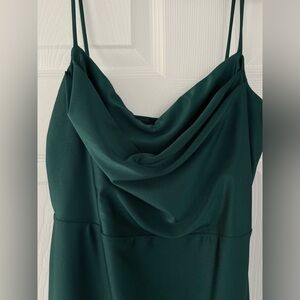 Deep Green Cocktail Dress